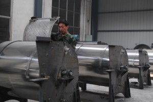 工业洗衣机现场组装